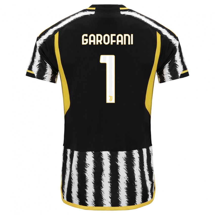 Niño Camiseta Giovanni Garofani #1 Blanco Negro 1ª Equipación 2023/24 La Camisa Perú