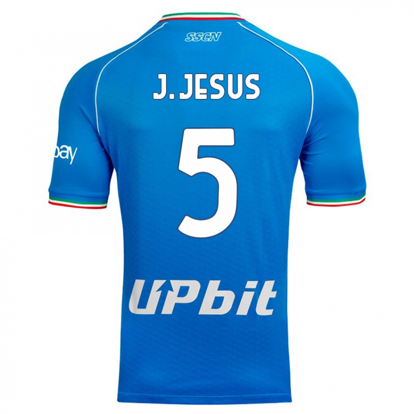 Niño Camiseta Juan Jesus #5 Cielo Azul 1ª Equipación 2023/24 La Camisa Perú