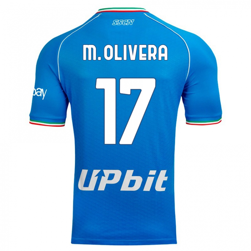 Niño Camiseta Mathias Olivera #17 Cielo Azul 1ª Equipación 2023/24 La Camisa Perú