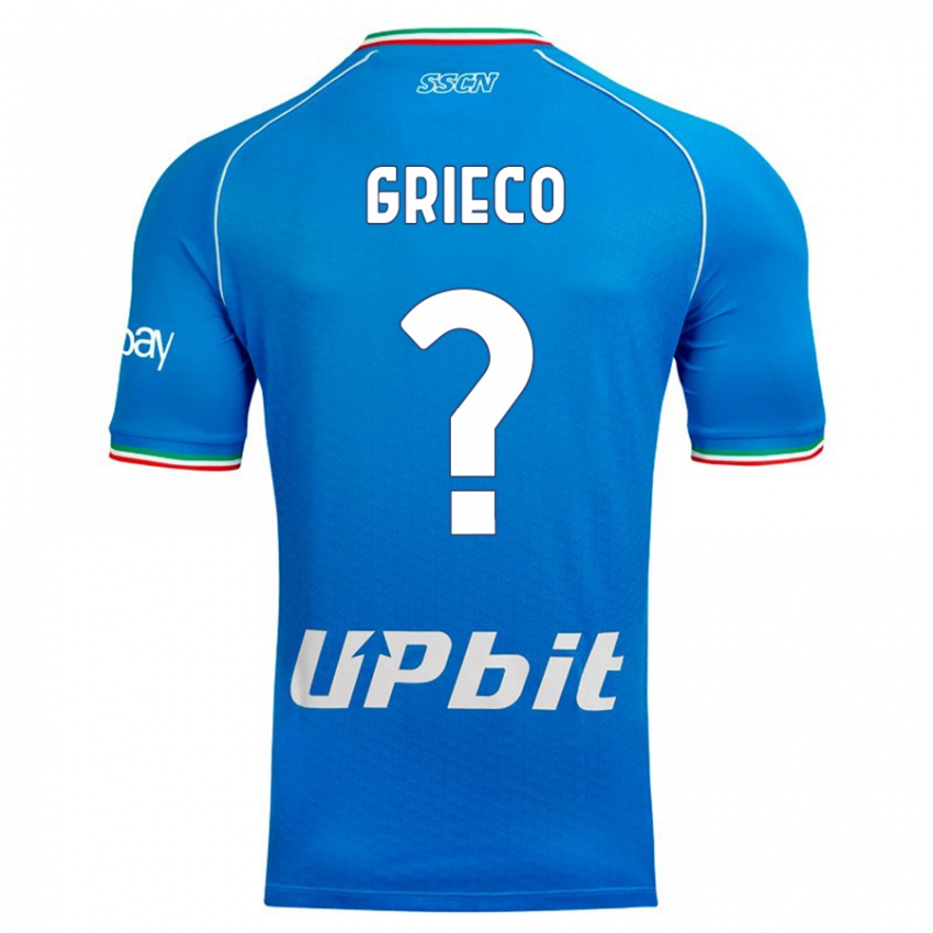 Niño Camiseta Alessandro Grieco #0 Cielo Azul 1ª Equipación 2023/24 La Camisa Perú