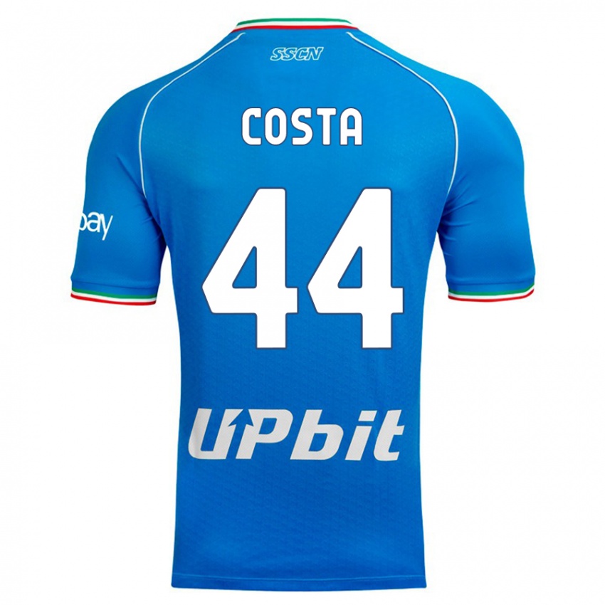 Niño Camiseta Filippo Costa #44 Cielo Azul 1ª Equipación 2023/24 La Camisa Perú