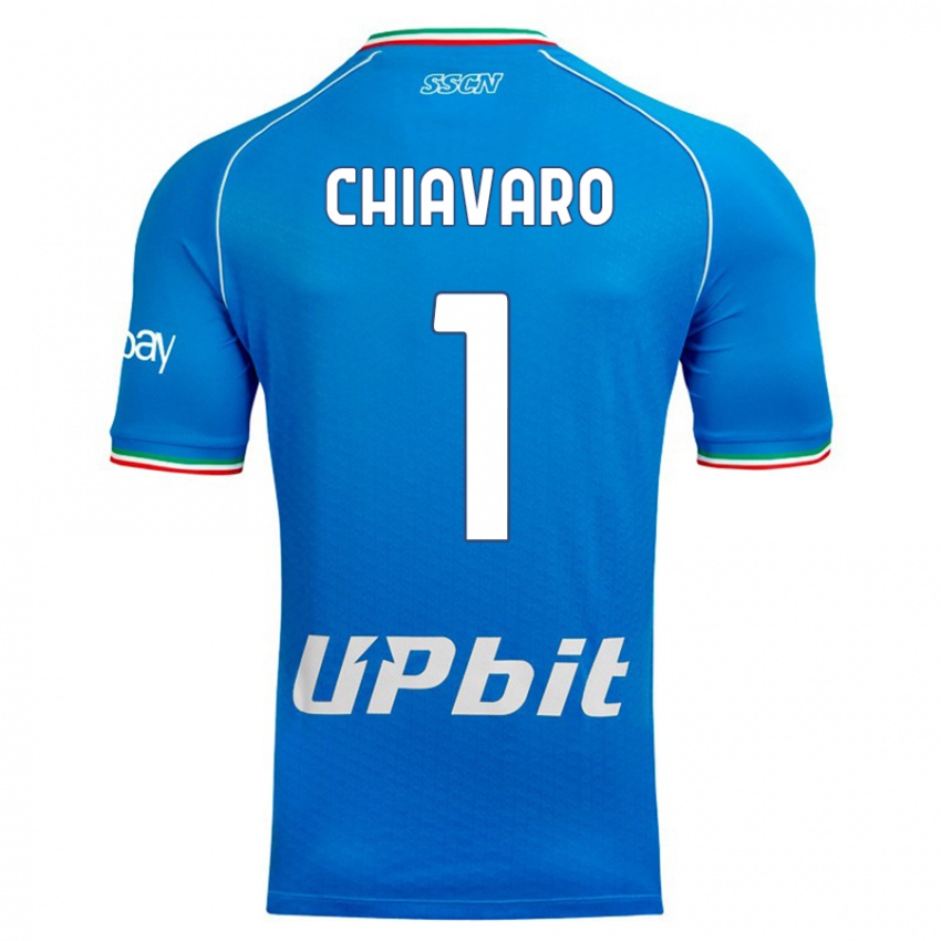 Niño Camiseta Kelly Chiavaro #1 Cielo Azul 1ª Equipación 2023/24 La Camisa Perú