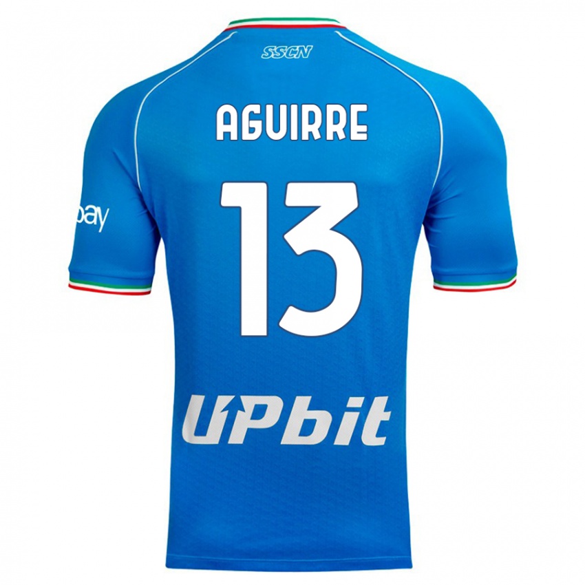 Niño Camiseta Yolanda Aguirre #13 Cielo Azul 1ª Equipación 2023/24 La Camisa Perú