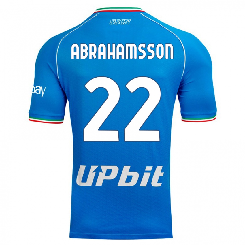 Niño Camiseta Sejde Abrahamsson #22 Cielo Azul 1ª Equipación 2023/24 La Camisa Perú