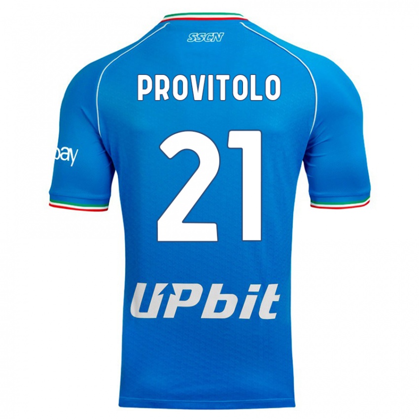 Niño Camiseta Vincenzo Provitolo #21 Cielo Azul 1ª Equipación 2023/24 La Camisa Perú