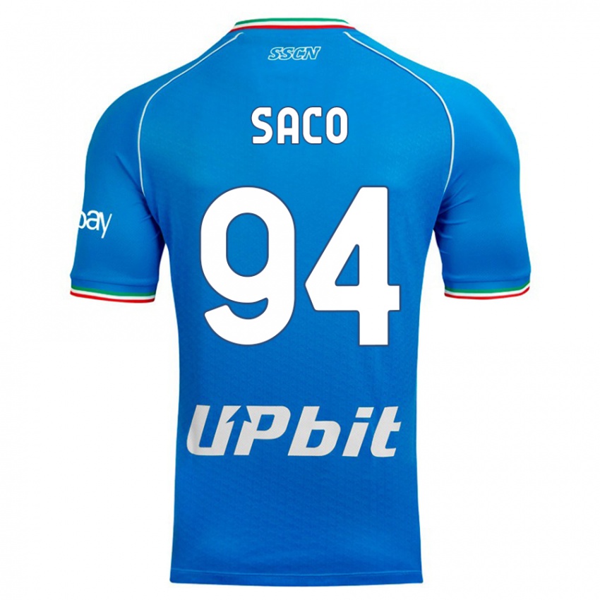 Niño Camiseta Coli Saco #94 Cielo Azul 1ª Equipación 2023/24 La Camisa Perú