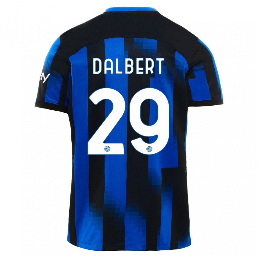 Niño Camiseta Dalbert #29 Azul Negro 1ª Equipación 2023/24 La Camisa Perú