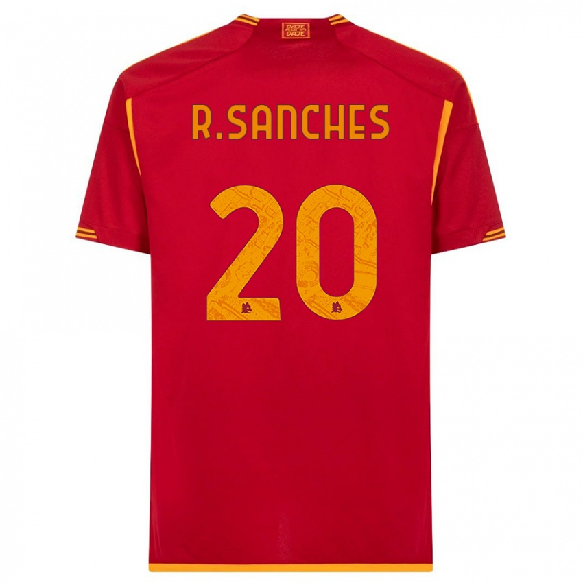 Niño Camiseta Renato Sanches #20 Rojo 1ª Equipación 2023/24 La Camisa Perú