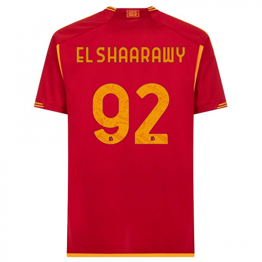 Niño Camiseta Stephan El Shaarawy #92 Rojo 1ª Equipación 2023/24 La Camisa Perú