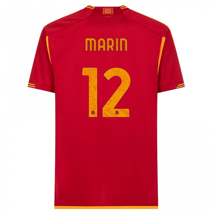 Niño Camiseta Renato Marin #12 Rojo 1ª Equipación 2023/24 La Camisa Perú