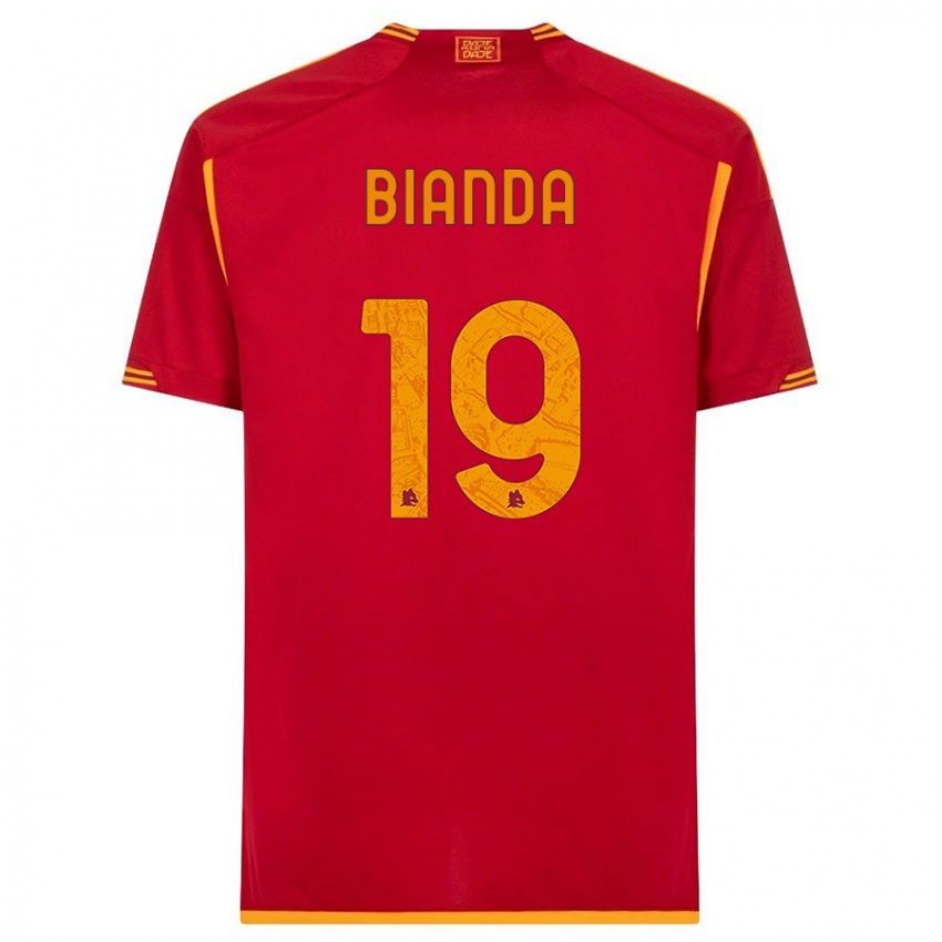 Niño Camiseta William Bianda #19 Rojo 1ª Equipación 2023/24 La Camisa Perú