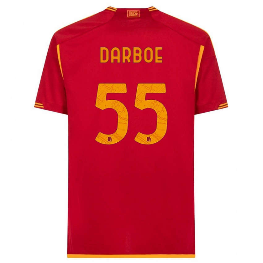 Niño Camiseta Ebrima Darboe #55 Rojo 1ª Equipación 2023/24 La Camisa Perú