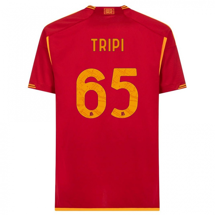 Niño Camiseta Filippo Tripi #65 Rojo 1ª Equipación 2023/24 La Camisa Perú