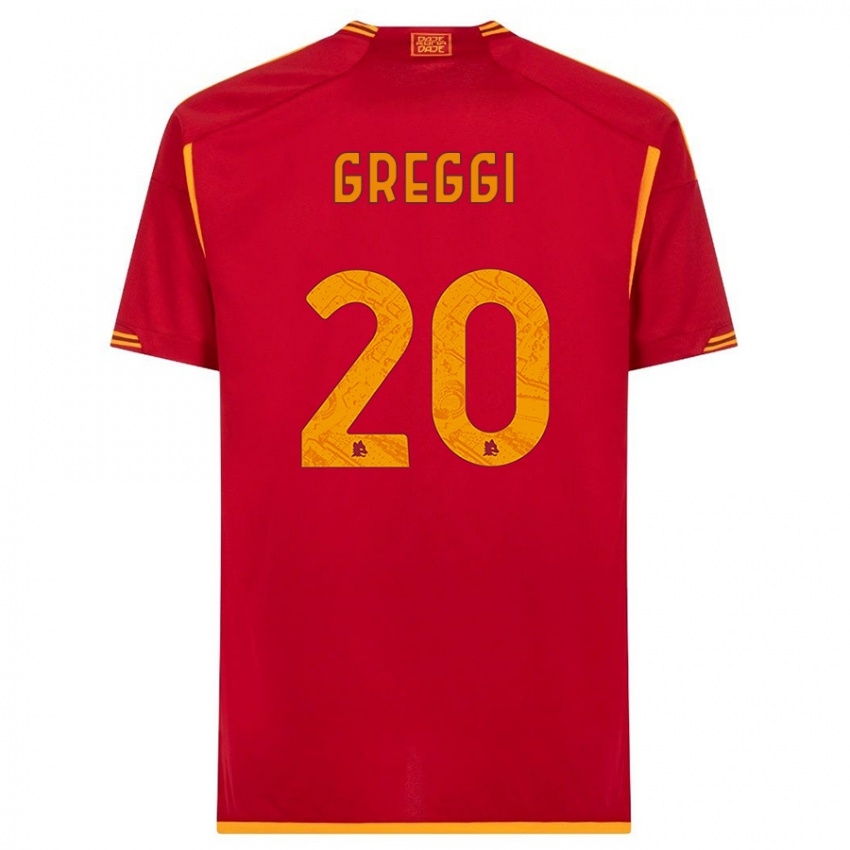 Niño Camiseta Giada Greggi #20 Rojo 1ª Equipación 2023/24 La Camisa Perú