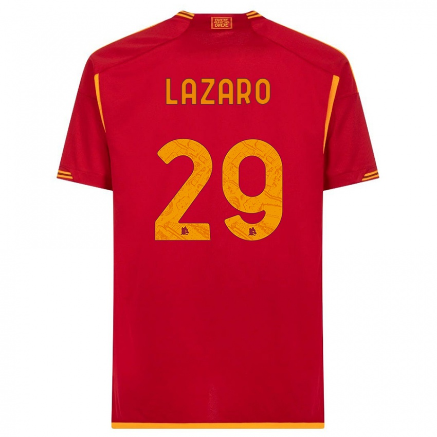 Niño Camiseta Paloma Lazaro #29 Rojo 1ª Equipación 2023/24 La Camisa Perú