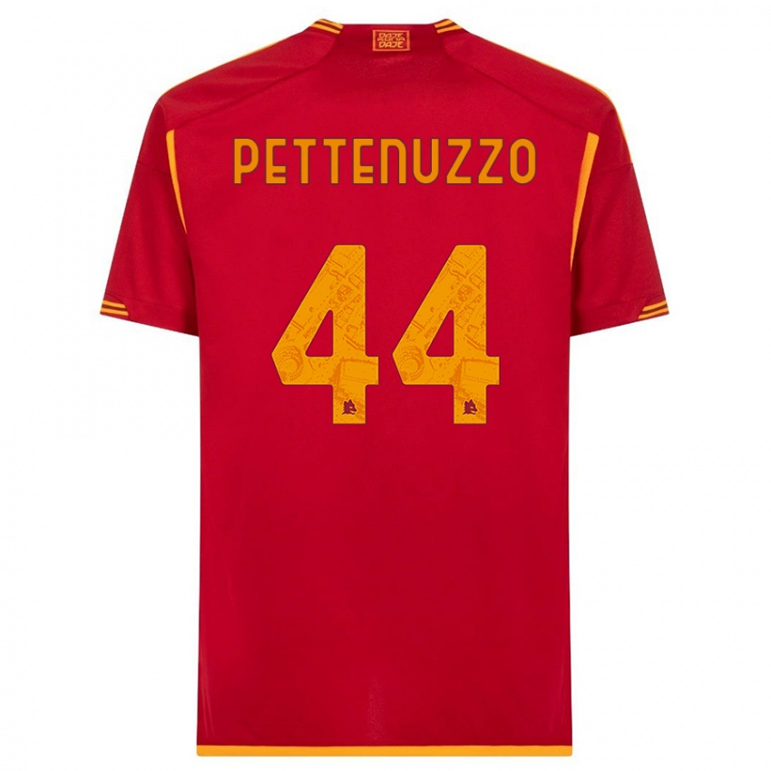 Niño Camiseta Tecla Pettenuzzo #44 Rojo 1ª Equipación 2023/24 La Camisa Perú