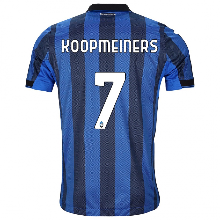 Niño Camiseta Teun Koopmeiners #7 Azul Negro 1ª Equipación 2023/24 La Camisa Perú