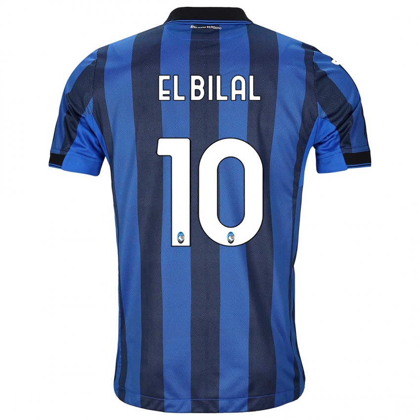 Niño Camiseta El Bilal Touré #10 Azul Negro 1ª Equipación 2023/24 La Camisa Perú