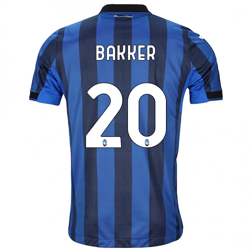 Niño Camiseta Mitchel Bakker #20 Azul Negro 1ª Equipación 2023/24 La Camisa Perú