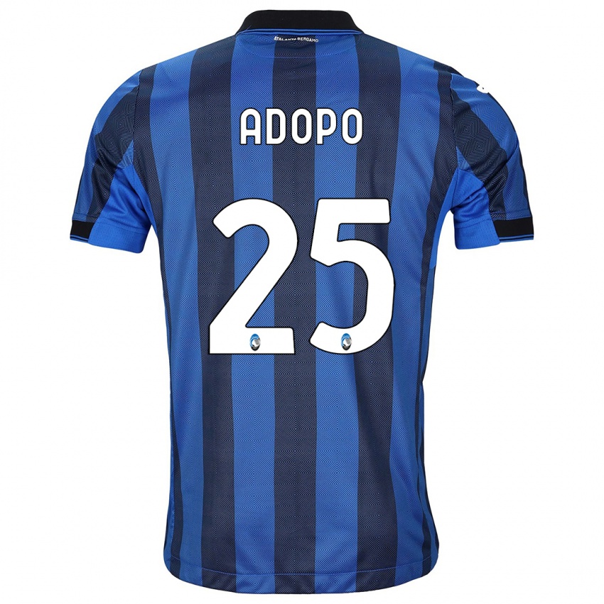 Niño Camiseta Michel Adopo #25 Azul Negro 1ª Equipación 2023/24 La Camisa Perú