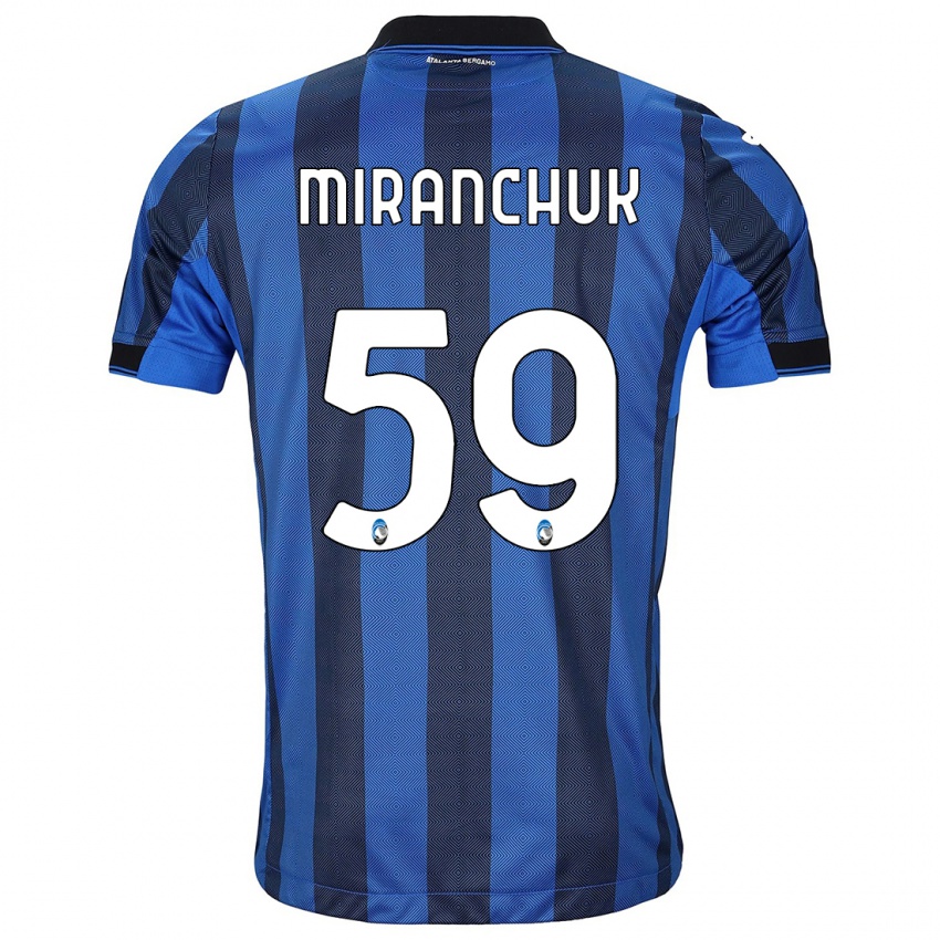 Niño Camiseta Aleksey Miranchuk #59 Azul Negro 1ª Equipación 2023/24 La Camisa Perú