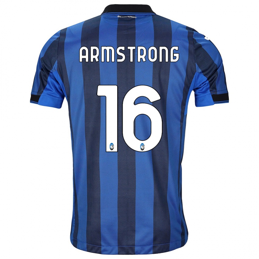Niño Camiseta Daniel Armstrong #16 Azul Negro 1ª Equipación 2023/24 La Camisa Perú