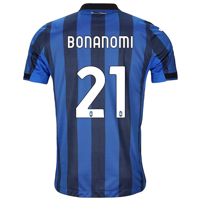 Niño Camiseta Andrea Bonanomi #21 Azul Negro 1ª Equipación 2023/24 La Camisa Perú