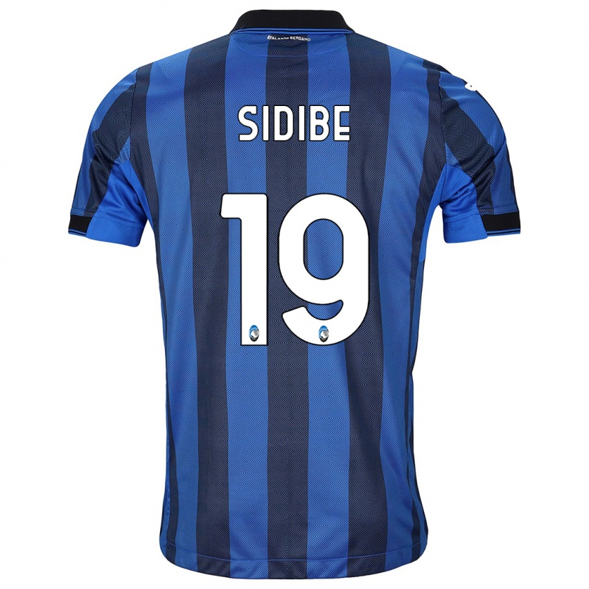 Niño Camiseta Alassane Sidibe #19 Azul Negro 1ª Equipación 2023/24 La Camisa Perú