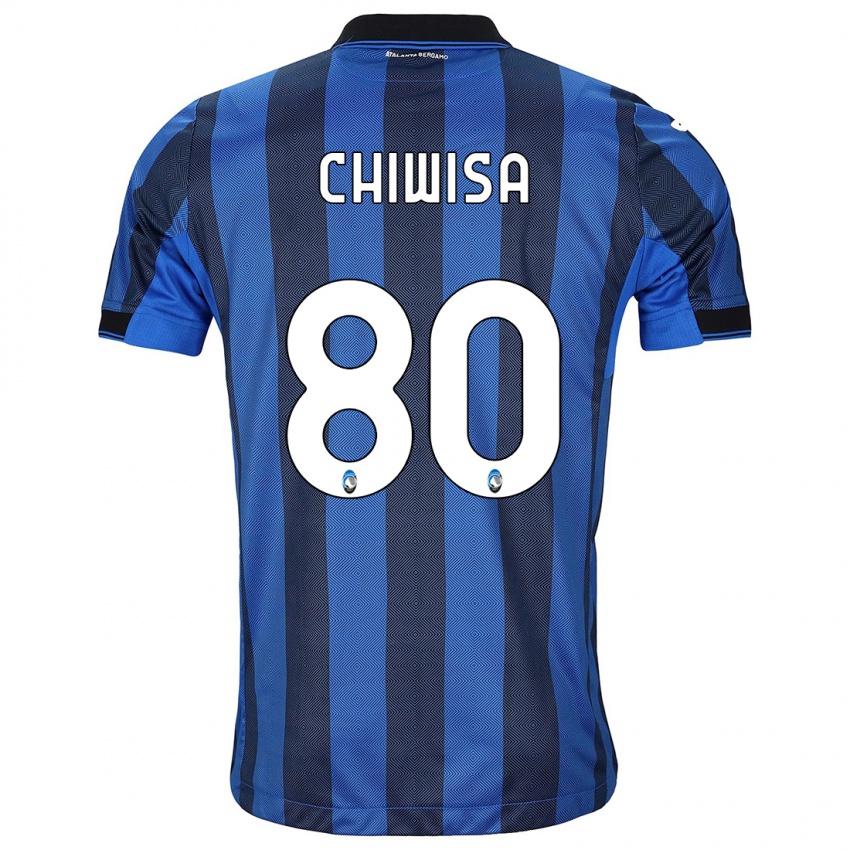 Niño Camiseta Mannah Chiwisa #80 Azul Negro 1ª Equipación 2023/24 La Camisa Perú
