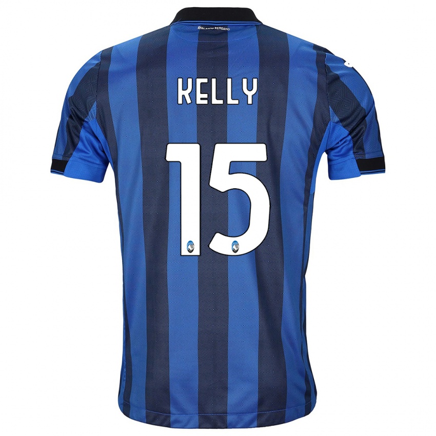 Niño Camiseta Maegan Kelly #15 Azul Negro 1ª Equipación 2023/24 La Camisa Perú