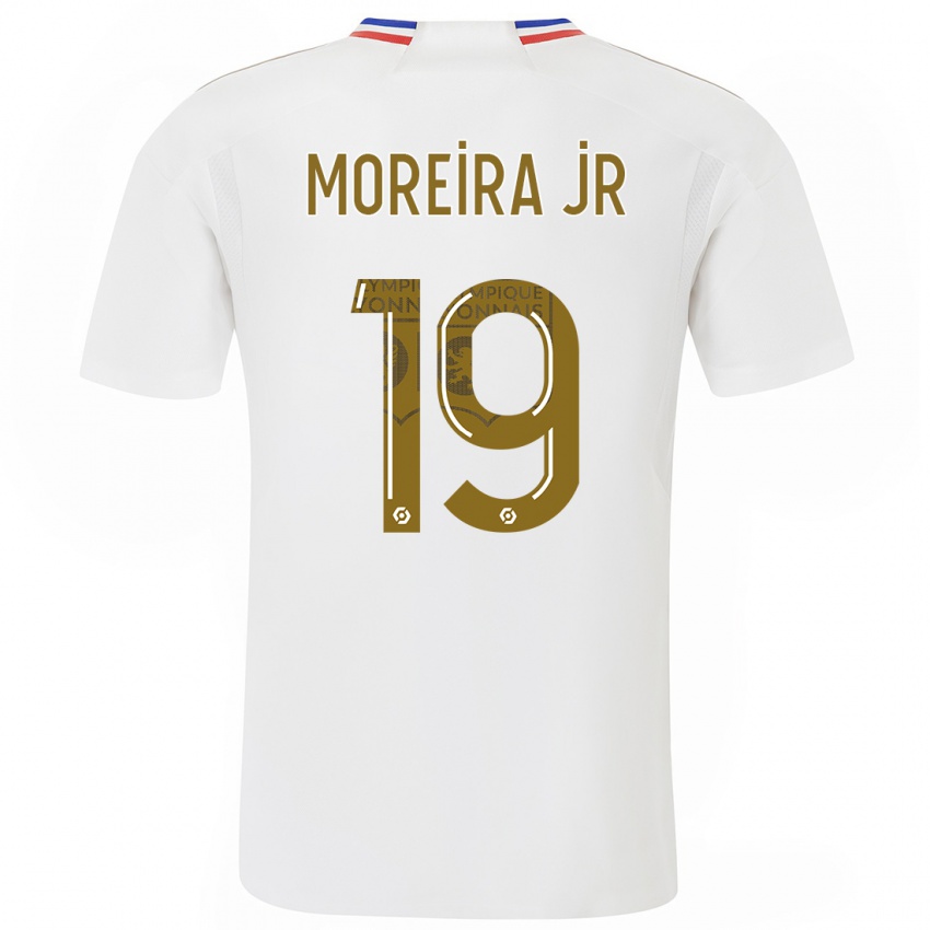 Niño Camiseta Diego Moreira #0 Blanco 1ª Equipación 2023/24 La Camisa Perú