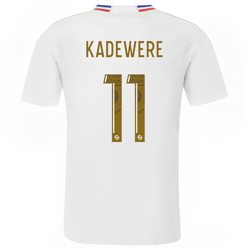 Niño Camiseta Tino Kadewere #11 Blanco 1ª Equipación 2023/24 La Camisa Perú