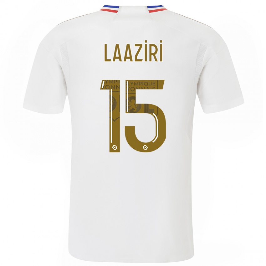 Niño Camiseta Achraf Laaziri #15 Blanco 1ª Equipación 2023/24 La Camisa Perú