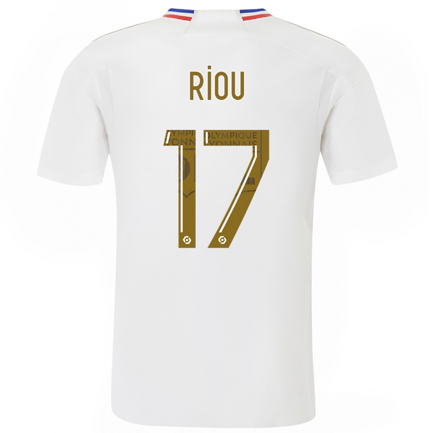 Niño Camiseta Remy Riou #17 Blanco 1ª Equipación 2023/24 La Camisa Perú