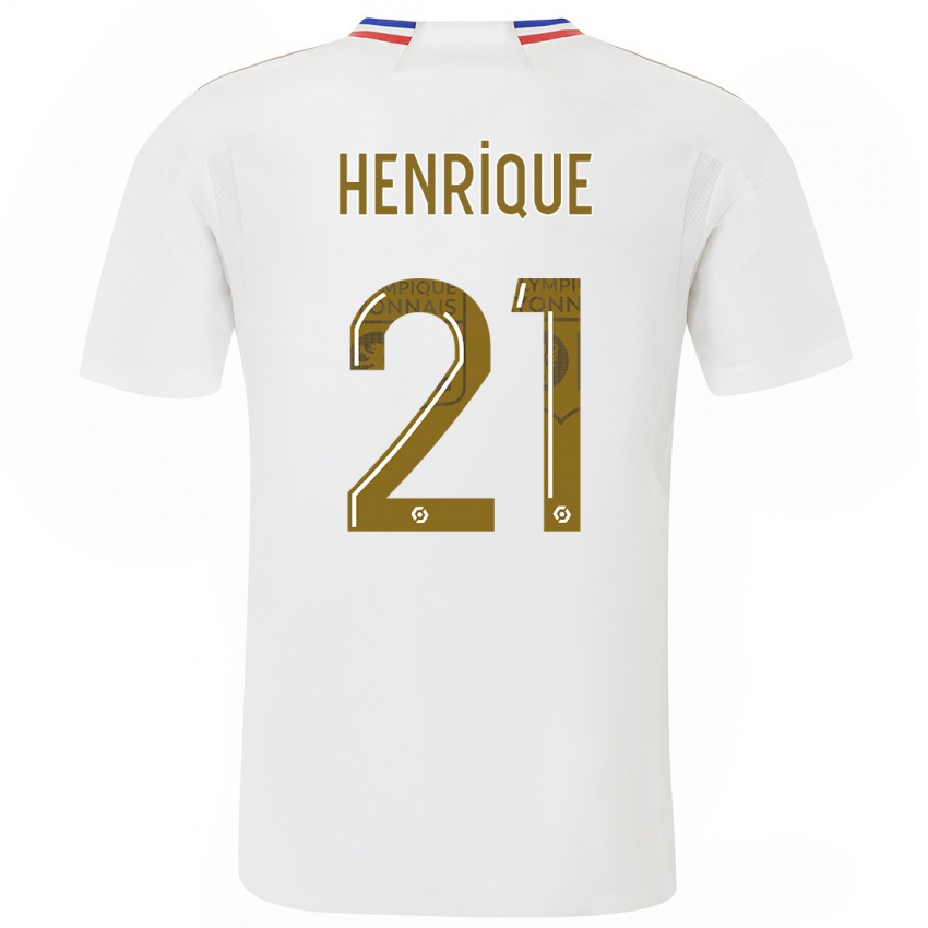 Niño Camiseta Henrique #21 Blanco 1ª Equipación 2023/24 La Camisa Perú