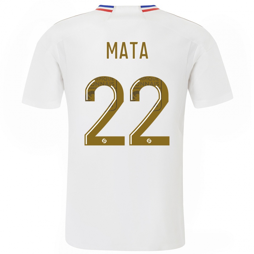 Niño Camiseta Clinton Mata #22 Blanco 1ª Equipación 2023/24 La Camisa Perú