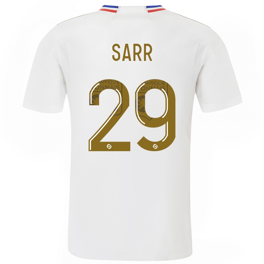 Niño Camiseta Mamadou Sarr #29 Blanco 1ª Equipación 2023/24 La Camisa Perú