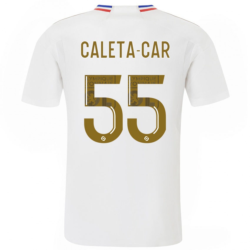 Niño Camiseta Duje Caleta-Car #55 Blanco 1ª Equipación 2023/24 La Camisa Perú