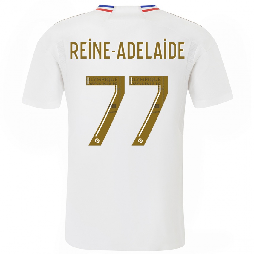 Niño Camiseta Jeff Reine-Adelaide #77 Blanco 1ª Equipación 2023/24 La Camisa Perú