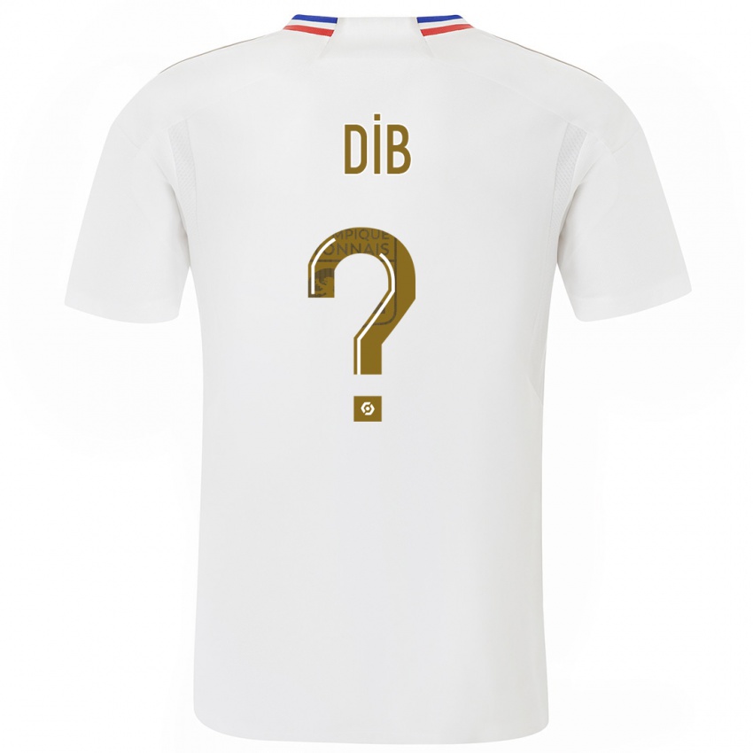 Niño Camiseta Djibrail Dib #0 Blanco 1ª Equipación 2023/24 La Camisa Perú