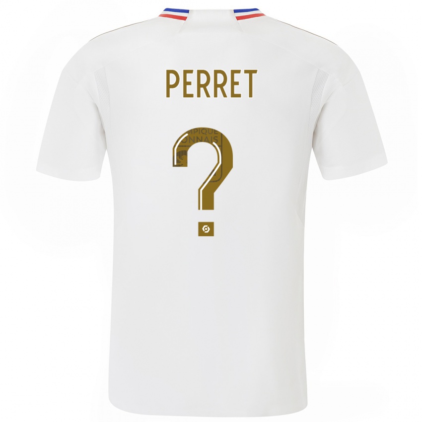 Niño Camiseta Romain Perret #0 Blanco 1ª Equipación 2023/24 La Camisa Perú