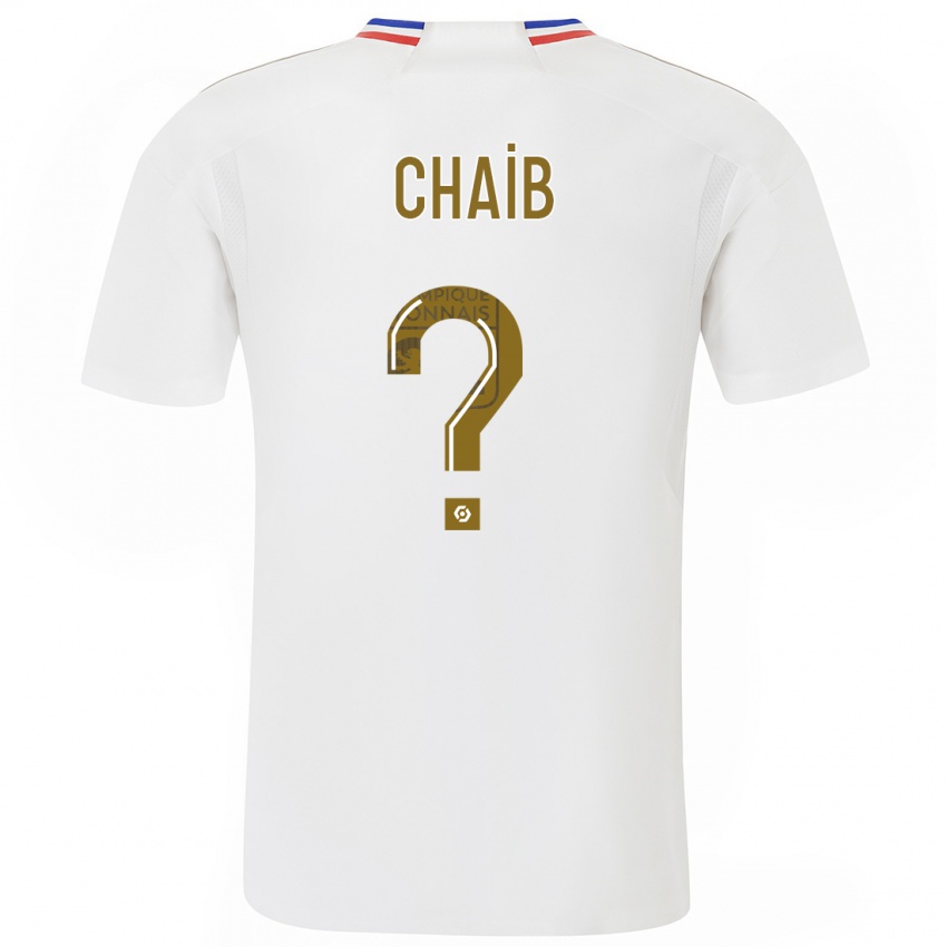 Niño Camiseta Yacine Chaib #0 Blanco 1ª Equipación 2023/24 La Camisa Perú