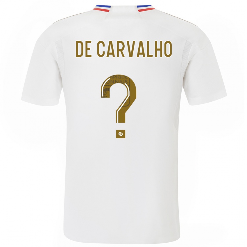 Niño Camiseta Mathys De Carvalho #0 Blanco 1ª Equipación 2023/24 La Camisa Perú