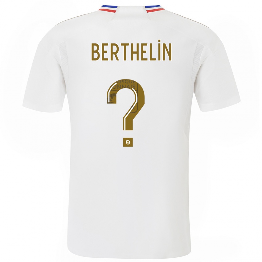 Niño Camiseta Romain Berthelin #0 Blanco 1ª Equipación 2023/24 La Camisa Perú