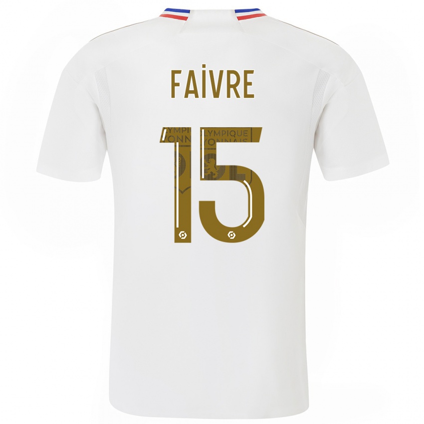 Niño Camiseta Romain Faivre #15 Blanco 1ª Equipación 2023/24 La Camisa Perú