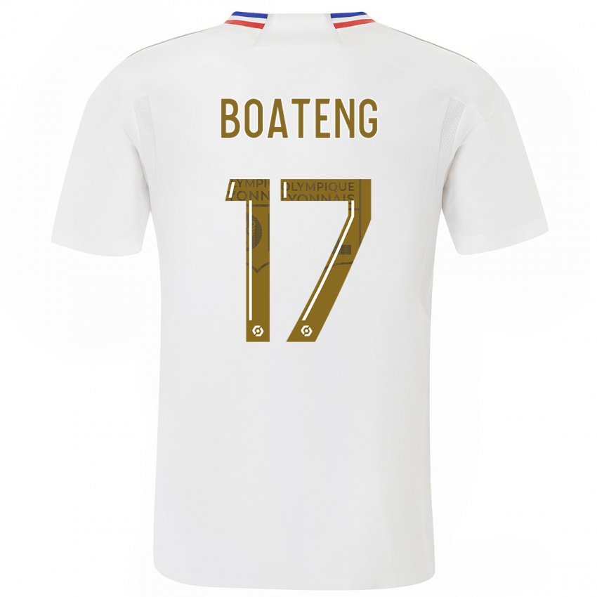 Niño Camiseta Jerome Boateng #17 Blanco 1ª Equipación 2023/24 La Camisa Perú