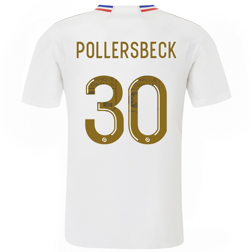 Niño Camiseta Julian Pollersbeck #30 Blanco 1ª Equipación 2023/24 La Camisa Perú