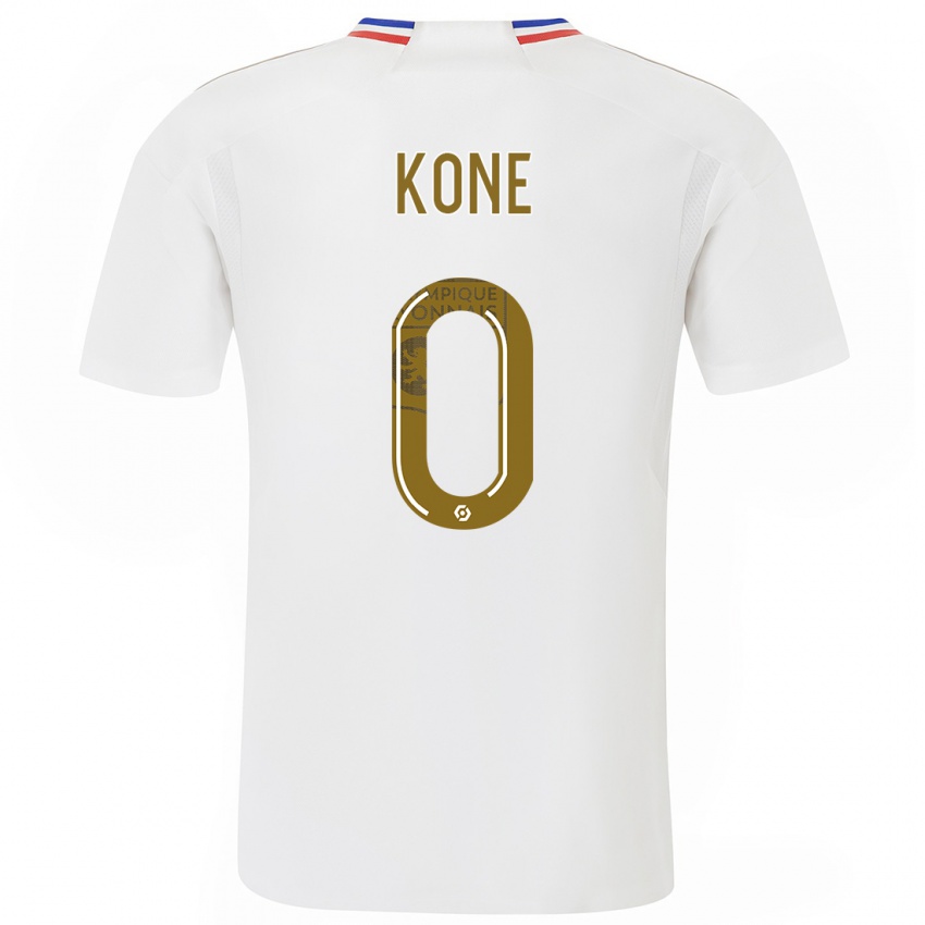 Niño Camiseta Youssouf Kone #0 Blanco 1ª Equipación 2023/24 La Camisa Perú