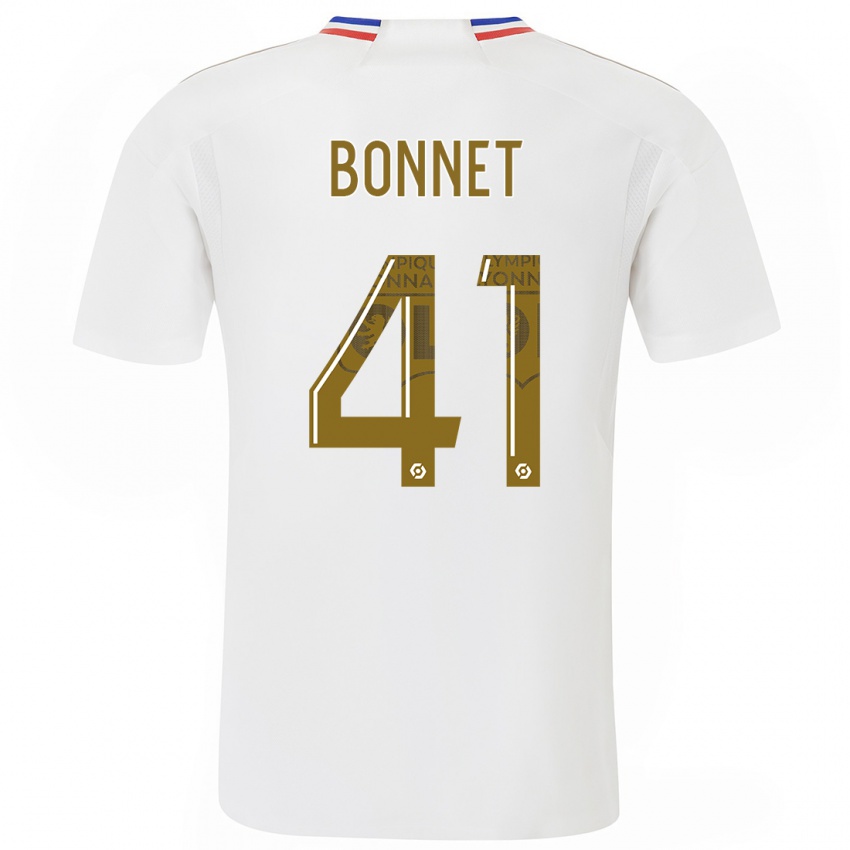 Niño Camiseta Noam Bonnet #41 Blanco 1ª Equipación 2023/24 La Camisa Perú