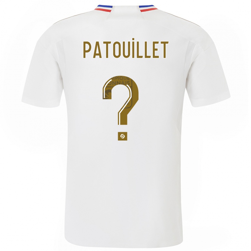 Niño Camiseta Mathieu Patouillet #0 Blanco 1ª Equipación 2023/24 La Camisa Perú